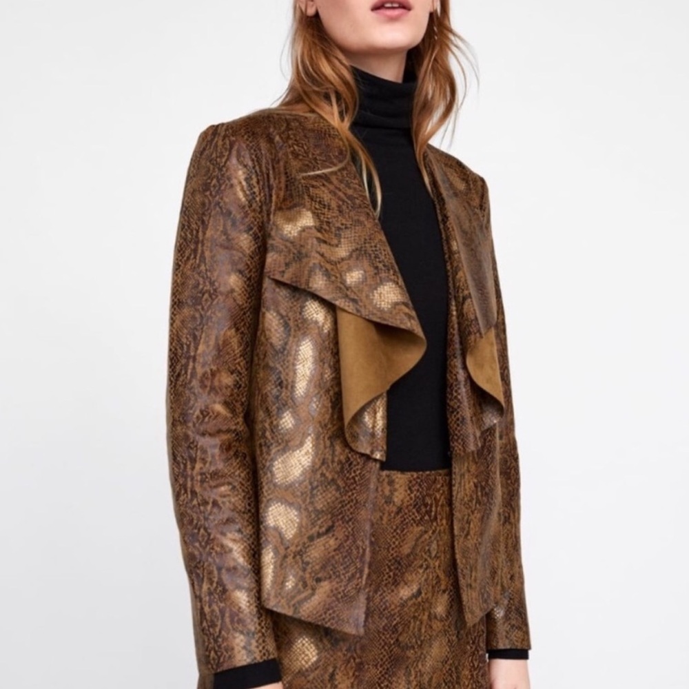 Zara Suede Blazer